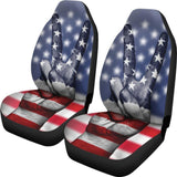 American Flag Peace Seat Covers 103131 - YourCarButBetter