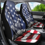 American Flag Peace Seat Covers 103131 - YourCarButBetter