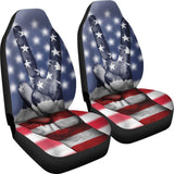 American Flag Peace Seat Covers 103131 - YourCarButBetter