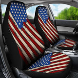American Flag Red White And Blue Car Seat Covers 103131 - YourCarButBetter