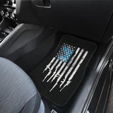 American Flag Rifles Car Floor Mats 211005 - YourCarButBetter