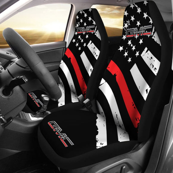 American Flag Star And Stripes Mix GMC Car Seat Covers 212601 - YourCarButBetter