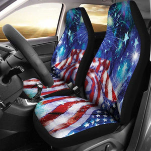 American Flag Stars Design Seat Covers 203011 - YourCarButBetter