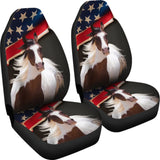 American Flag Wild Amazing Horse All Protective Car Seat Covers 210102 - YourCarButBetter