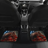 American Flag Wild Big Horse All Protective Car Floor Mats 210102 - YourCarButBetter