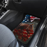 American Flag Wild Big Horse All Protective Car Floor Mats 210102 - YourCarButBetter