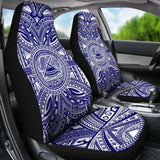American Samoa Car Seat Cover - American Samoa Coat Of Arms Polynesian Flag Color 105905 - YourCarButBetter