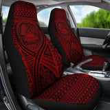 American Samoa Car Seat Cover - American Samoa Seal Polynesian Tattoo Red - 9 174914 - YourCarButBetter
