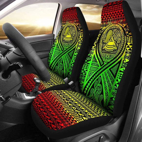 American Samoa Car Seat Cover - American Samoa Seal Polynesian Tattoo Reggae - 9 174914 - YourCarButBetter