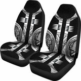 American Samoa Car Seat Covers - American Samoa Black Armor Tattoo - 11 174914 - YourCarButBetter