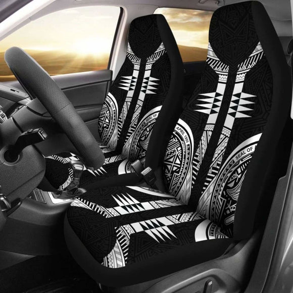 American Samoa Car Seat Covers - American Samoa Black Armor Tattoo - 11 174914 - YourCarButBetter
