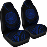 American Samoa Car Seat Covers - Blue - Frida Style - 105905 - YourCarButBetter
