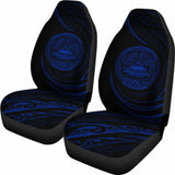 American Samoa Car Seat Covers - Blue - Frida Style - 105905 - YourCarButBetter