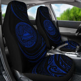 American Samoa Car Seat Covers - Blue - Frida Style - 105905 - YourCarButBetter