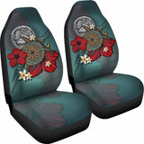 American Samoa Car Seat Covers Blue Turtle Tribal Amazing 091114 - YourCarButBetter