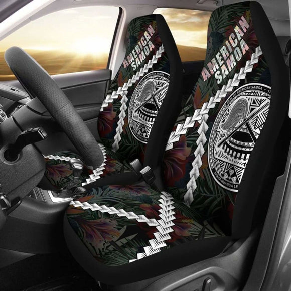 American Samoa Car Seat Covers - Chain Polynesian - 105905 - YourCarButBetter