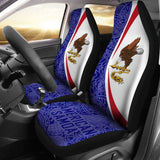 American Samoa Car Seat Covers Circle Style Amazing 105905 - YourCarButBetter