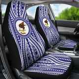 American Samoa Car Seat Covers - American Samoa Flag Blue Version - 105905 - YourCarButBetter