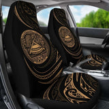 American Samoa Car Seat Covers - Gold - Frida Style - 105905 - YourCarButBetter