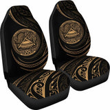 American Samoa Car Seat Covers - Gold - Frida Style - 105905 - YourCarButBetter