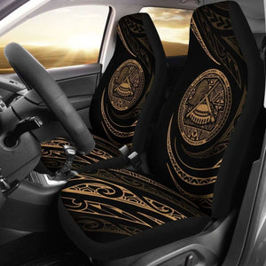 American Samoa Car Seat Covers - Gold - Frida Style - 105905 - YourCarButBetter