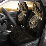 American Samoa Car Seat Covers Golden Coconut Amazing 105905 - YourCarButBetter