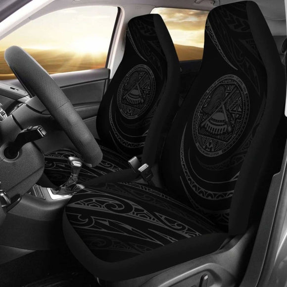 American Samoa Car Seat Covers - Grey - Frida Style - 105905 - YourCarButBetter