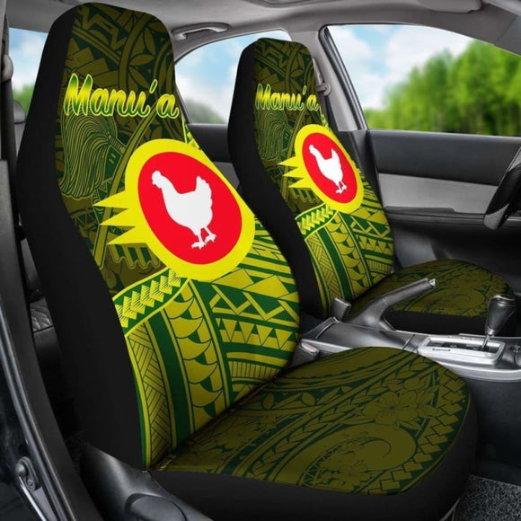 American Samoa Car Seat Covers Manu’A Polynesian Patterns 105905 - YourCarButBetter