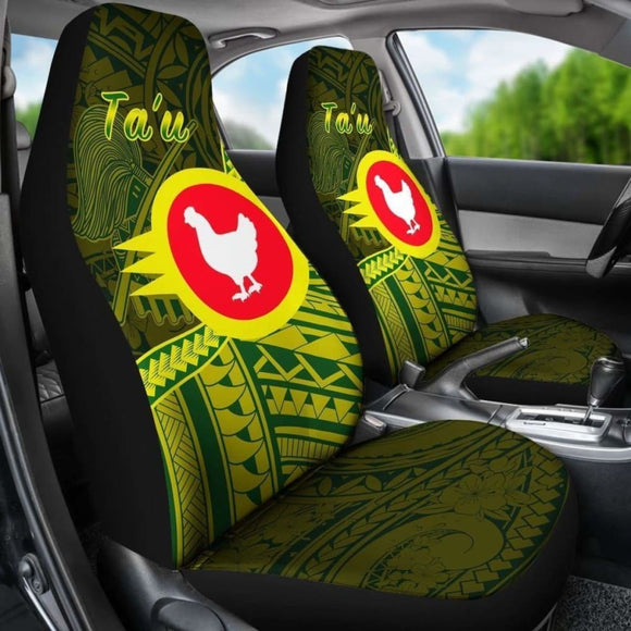 American Samoa Car Seat Covers Manu’A Ta’U Polynesian Patterns 105905 - YourCarButBetter