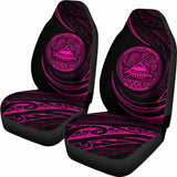 American Samoa Car Seat Covers - Pink - Frida Style - 105905 - YourCarButBetter