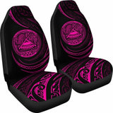 American Samoa Car Seat Covers - Pink - Frida Style - 105905 - YourCarButBetter