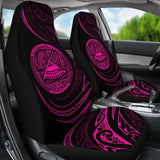 American Samoa Car Seat Covers - Pink - Frida Style - 105905 - YourCarButBetter