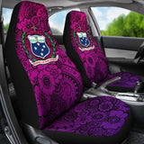 American Samoa Car Seat Covers Polynesian Hibiscus Pattern 211904 - YourCarButBetter