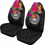 American Samoa Car Seat Covers - Polynesian Hibiscus Pattern - 232125 - YourCarButBetter