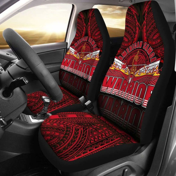 American Samoa Car Seat Covers - Polynesian Patterns Warrior - 105905 - YourCarButBetter