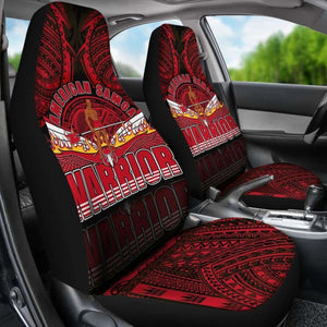 American Samoa Car Seat Covers - Polynesian Patterns Warrior - 105905 - YourCarButBetter