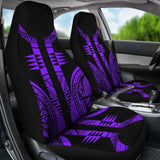 American Samoa Car Seat Covers - Purple Armor Tattoo - 11 174914 - YourCarButBetter