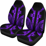 American Samoa Car Seat Covers - Purple Armor Tattoo - 11 174914 - YourCarButBetter