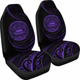 American Samoa Car Seat Covers - Purple - Frida Style - 105905 - YourCarButBetter
