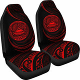 American Samoa Car Seat Covers - Red - Frida Style - 105905 - YourCarButBetter