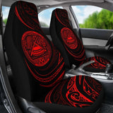 American Samoa Car Seat Covers - Red - Frida Style - 105905 - YourCarButBetter