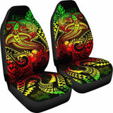 American Samoa Car Seat Covers - Reggae Shark Polynesian Tattoo - 102802 - YourCarButBetter