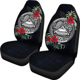 American Samoa Car Seat Covers - American Samoa Seal Hibiscus - 093223 - YourCarButBetter