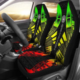 American Samoa Car Seat Covers - American Samoa Seal Polynesian Tattoo Reggae - 9 174914 - YourCarButBetter