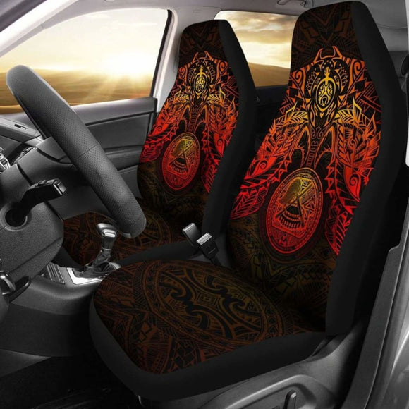 American Samoa Car Seat Covers - American Samoa Seal Red Turtle Manta Ray - Amazing 091114 - YourCarButBetter