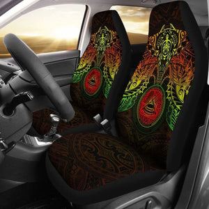 American Samoa Car Seat Covers - American Samoa Seal Reggae Turtle Manta Ray - Amazing 091114 - YourCarButBetter