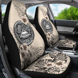 American Samoa Car Seat Covers The Beige Hibiscus (Set Of Two) 7 232125 - YourCarButBetter