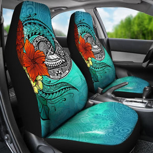 American Samoa Car Seat Covers - Tropical Flowers Style - 093223 - YourCarButBetter