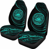 American Samoa Car Seat Covers - Turquoise - Frida Style - 105905 - YourCarButBetter