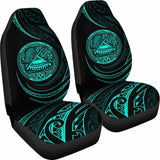 American Samoa Car Seat Covers - Turquoise - Frida Style - 105905 - YourCarButBetter